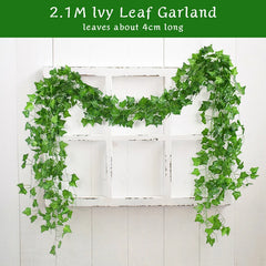 Artificial Plant Green Ivy Leaf Garland