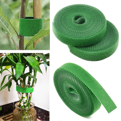 3 Rolls Nylon Plant Bandage Hook Loop