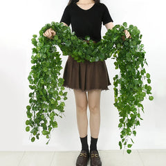 Artificial Plant Green Ivy Leaf Garland