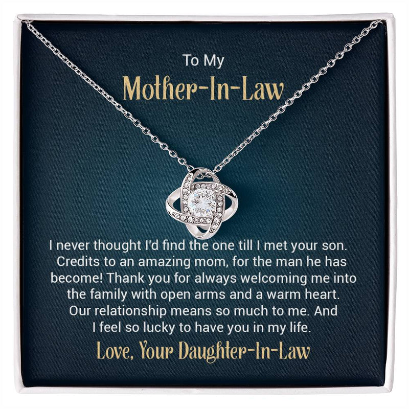 Love Knot Necklace - For Mother-in-Law