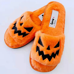 Halloween Pumpkin Slippers